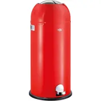 Wesco Tretabfalleimer 180731-02 KICKMASTER MAXI in Rot mit 40 Liter Volumen / Abfallsammler / Mülleimer