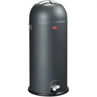 Wesco Tretabfalleimer 180731-13 KICKMASTER MAXI in Graphit mit 40 Liter Volumen / Abfallsammler / Mülleimer