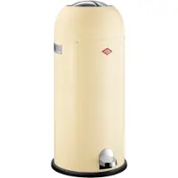 Wesco Tretabfalleimer 180731-23 KICKMASTER MAXI in Mandel mit 40 Liter Volumen / Abfallsammler / Mülleimer