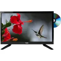 Xoro HTC 2249 21,5" Zoll (55 cm) LCD Fernseher HDTV Triple Tuner integrierter Slot-In DVD Player USB 2.0 Mediaplayer CI+ Schacht 12V Anschluss Schwarz