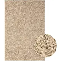 vidaXL Teppich 140x200 cm Jute-Optik Innen und Außen
