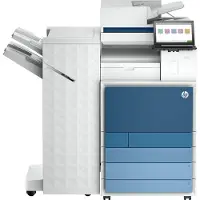 HP LaserJet Enterprise 8801z+ Multifunction Farbe Drucker, Nur Ethernet; Duplex; Kopierer, Scanner, Laser, Farbdruck, 1200 x 1200 DPI, A3, Direktdruck, Blau, Weiß