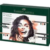 Faber-Castell – Discovery Set tørre kunstmaterialer – 17 dele
