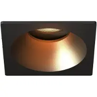 LEDVION - LED -Einbaustrahler led Spot Black Square, 81 x 81 mm, dimmbar, neigbar, trimlos, 3W, GU10 Spot, 2700.000, 345 Lumen, Aluminium, IP20, moderne Deckenflecken