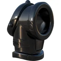 Pipedream Fantasy Cock Pipe - Penisring und Hodenstreckring (schwarz)