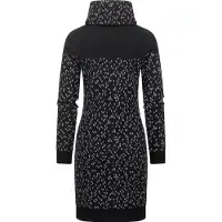 Ragwear Sweatkleid "Chloe Dress" Ohne Taschen stylisches Langarmkleid mit Ethnomuster
