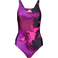 Adidas Damen Schwimmanzug Tie-Dyed Graphic V-Back