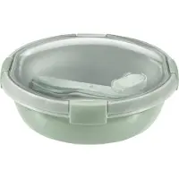 Keter 249953 Boîte de Conservation, GO ASSIETTES Nomade 1L AVEC COUVERTS-Recycle (Smart ECO LINE) Storage Box, Plastic