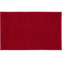 Gozze Badematte "Chenille", rutschhemmend beschichtet, fußbodenheizungsgeeignet, Badteppich, Uni Farben, besonders weich durch Microfaser, waschbar