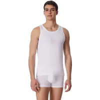 Schiesser Unterhemd 155629 Long Life Soft Herren White-XXL