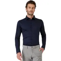 Desoto Langarmhemd "Jerseyhemd Casual Kent"