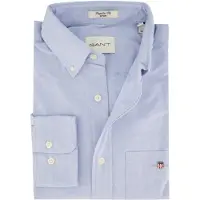 Gant für Herren. 3000200 Regular Fit Oxford Hemd blau (M), Lässig, Baumwolle, Klassisch, Langarm