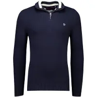 Superdry für Herren. M6110706A Pullover Half Zip navy (M), Lässig, Baumwolle, Marine