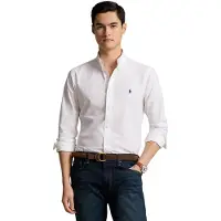 Ralph Lauren für Herren. 710928255002 Custom Fit Hemd weiß (XXL), Lässig, Party, Baumwolle, Klassisch, Langarm