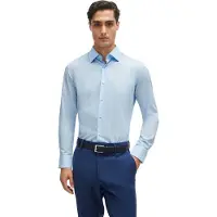 BOSS "Hank" Kentkragen, Slim-Fit, bügelleichte Qualität