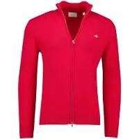 Gant Sweatjacke Casual Cotton Zip Cardigan Herren Ruby Red 25-XXXXXL