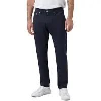 Pierre Cardin Jeans dunkelblau einfarbig mit Taschen