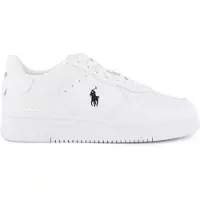Ralph Lauren für Herren. 809891791009 Turnschuhe aus Glattleder weiß (43), Wohnung, Schnürsenkel, Lässig