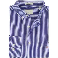 Gant Hemd Reg Classic Poplin Stripe Shirt Herren College Blue-L