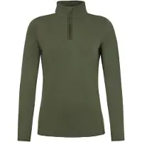 Protest Skipullover FABRIZ 1/4 Zip Top Damen Botanic Green-XXXL