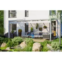 Skanholz Terrassendach "Novara", BxT: 557x359 cm, versch. Farben