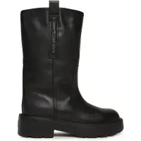 Tommy Hilfiger TOMMY JEANS TJW LEATHER MID TUBULAR Schwarz