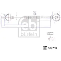 FEBI BILSTEIN Axialgelenk, Spurstange 184258