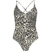 Barts Badeanzug Barts Damen Nassa Plunge One Pice White / Black-Größe 38