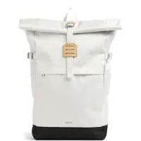 Sandqvist - Rucksack 23 l – Icon Rolltop Backpack M - Icon Rolltop Backpack M Birch aus Leder - Weiß