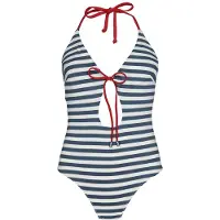 Barts Badeanzug Custe Halter One Piece Women Blue-Größe 40