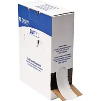 Brady BM-32-427, Vinyl, selbstlaminierend, Weiss/Transparent, matt, 38.10 x 12.70(38.10) mm, für Ka