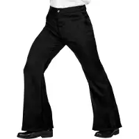 Widmann 70er Jahre Herrenhose Schwarz