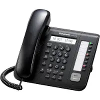 Panasonic KX-NT551NE-B STANDARD IP-Terminal schwarz 1 Zeilen Display 8 freie Tasten Freisprechen HD Voice G...