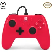 Nintendo Wired Controller Raspberry Red