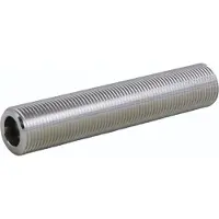 Ich-zapfe Gewindestutzen, Gewinderohre - einseitig Einstich, NW 7mm - 5/8" Gewinde, 55mm, CNS.