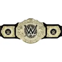 Mattel WWE Championship Titel, World Heavyweight Rollenspiel und Kostüm, Kunstledergürtel, 6 Jahr(e), Schwarz, Gold, Kunststoff