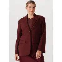 ROUGE EDIT Damen Blazers Roulia Ls Oversized Blazer - Bordeaux - Größe 36