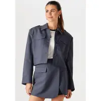 Notre-V Damen Jacken Nv-feodora - Blauw - Größe 44