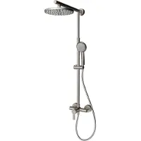 Schulte Duschsäule inkl. Einhebelmischer Classic ExpressPlus edelstahl matt EP9620 90