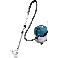 Makita VC003GLZ, Trommel-Vakuum, Trocken&Nass, 15 l, 70 dB, Schwarz, Blau, Grau