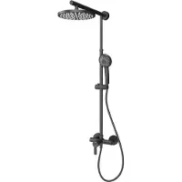Schulte Duschsäule inkl. Einhebelmischer Classic ExpressPlus schwarz matt EP9620 68