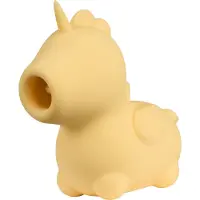 Unihorn Bean Blossom - Akku-Einhorn-Klitorisstimulator (gelb)