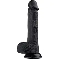 Hismith Premium Dildo KlicLok Medium 20-23 CM Schwarz
