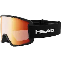 Head Skibrille Contex Size L Black / FMR Yellow Red