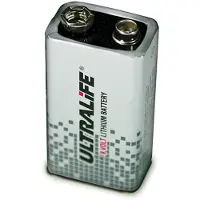 Ultralife U9VL-J-P-10 - 9V Block Power Cell Lithium Batterie 9V 1200mAh