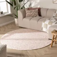 NATURL. Wollteppich Rund - Feline Pastell Ø 120 cm
