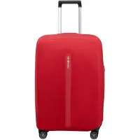 Samsonite TA Revolution - Faltbare Schutzhülle für Koffer Größe M, Kofferhülle passend für 66–69 cm, Reisekoffer Schutz, mit reflektierendem Detail, Rot
