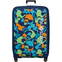 Samsonite TA Revolution - Faltbare Schutzhülle für Koffer Größe XL, Kofferhülle passend für 81–86 cm, Reisekoffer Schutz, mit reflektierendem Detail, Mehrfarbig (Colorwave)