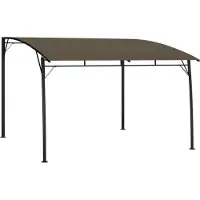 Syfax Garten-Sonnenschutz 3x3x2,55 m Taupe