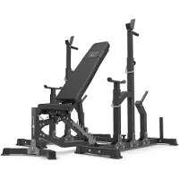 Marbo-sport Marbo Sport - Set MS11_2.0 | Doppelseitig verstellbare Hantelbank + verstellbare Ständer
